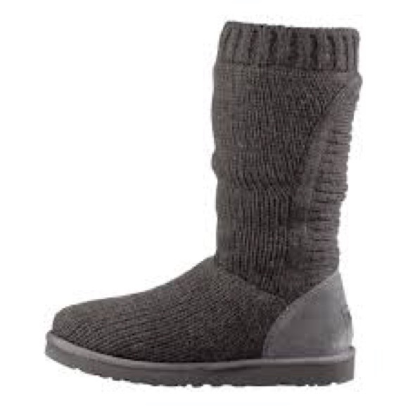 UGG Shoes - UGG Capra Ribbed Knit Shearling Lined boot